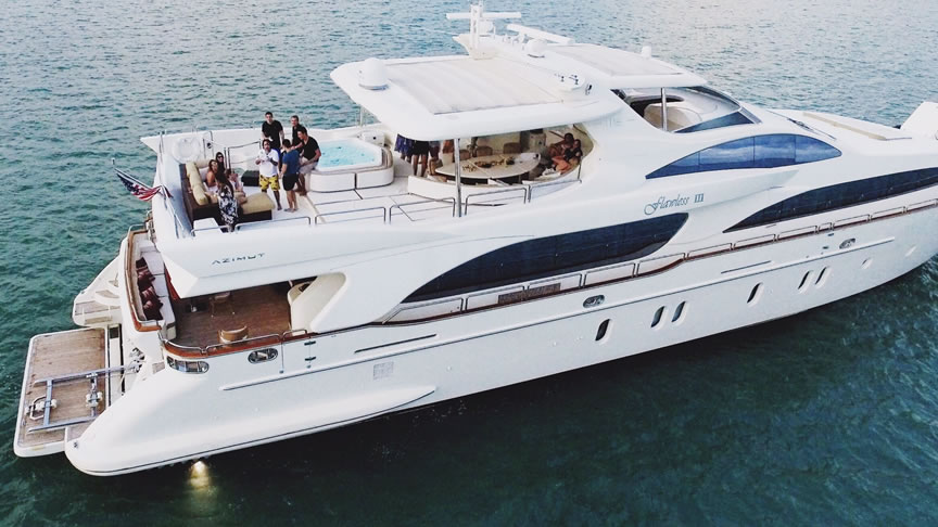116 Azimut Flawless Yacht - Miami yacht rental
