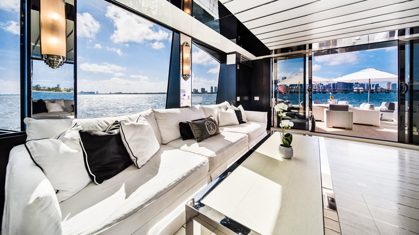 120 Mega Yacht - Miami yacht rental