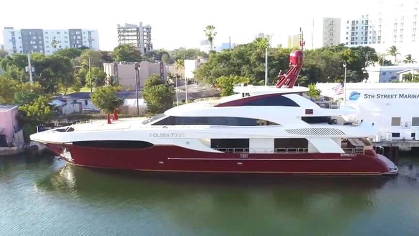 147 Golden Touch Yacht - Miami yacht rental