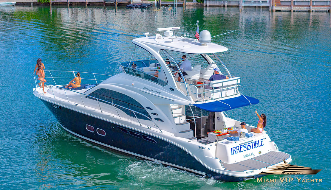 58 SeaRay Sedan - Miami yacht rental