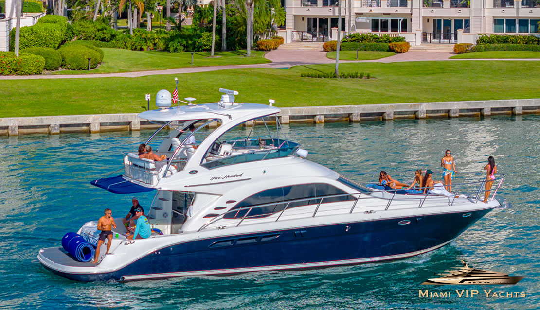 58 SeaRay Sedan - Miami yacht rental
