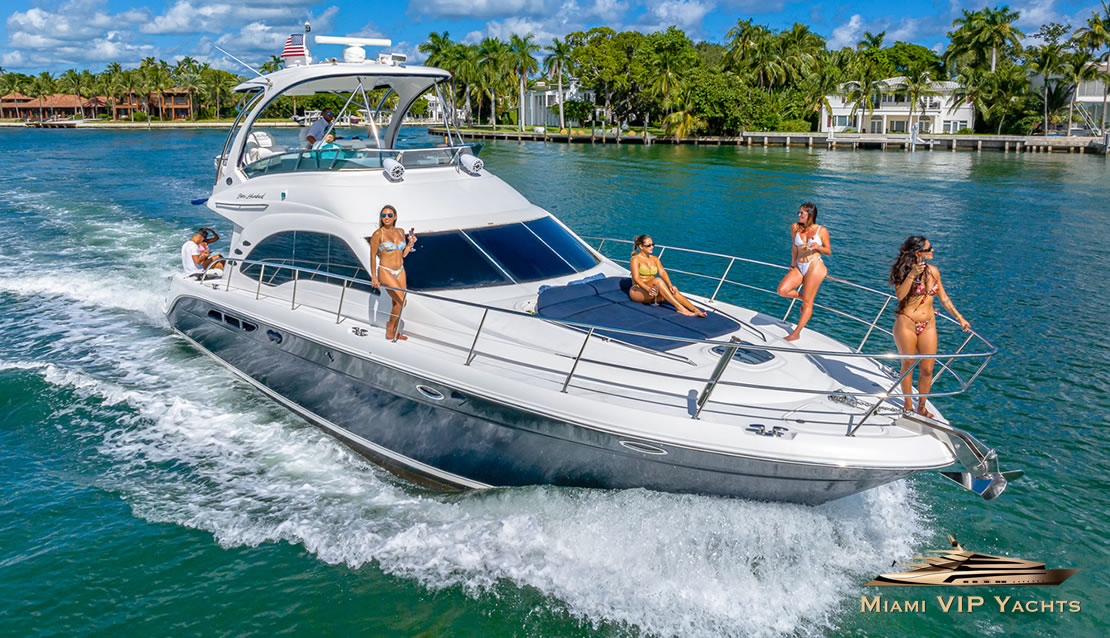 58 SeaRay Sedan - Miami yacht rental