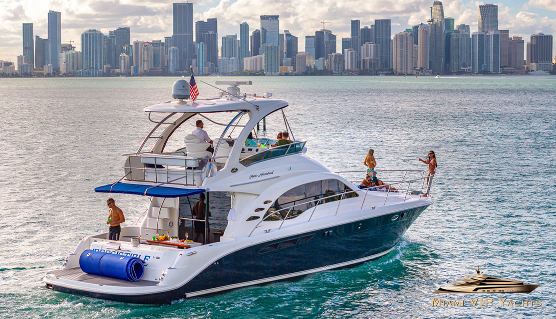 58 SeaRay Sedan - Miami yacht rental