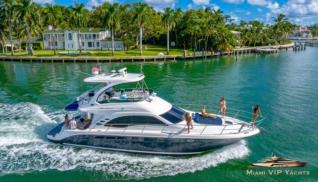 58 SeaRay Sedan - Miami yacht rental