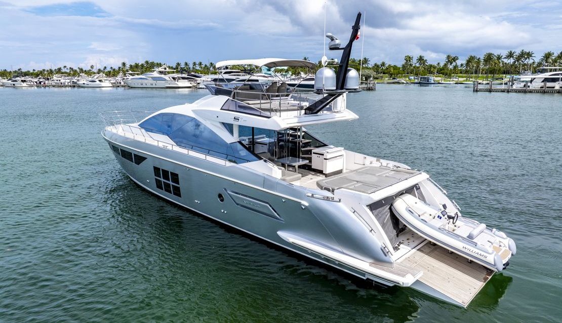 70 Azimut Custom Grey - Miami yacht rental