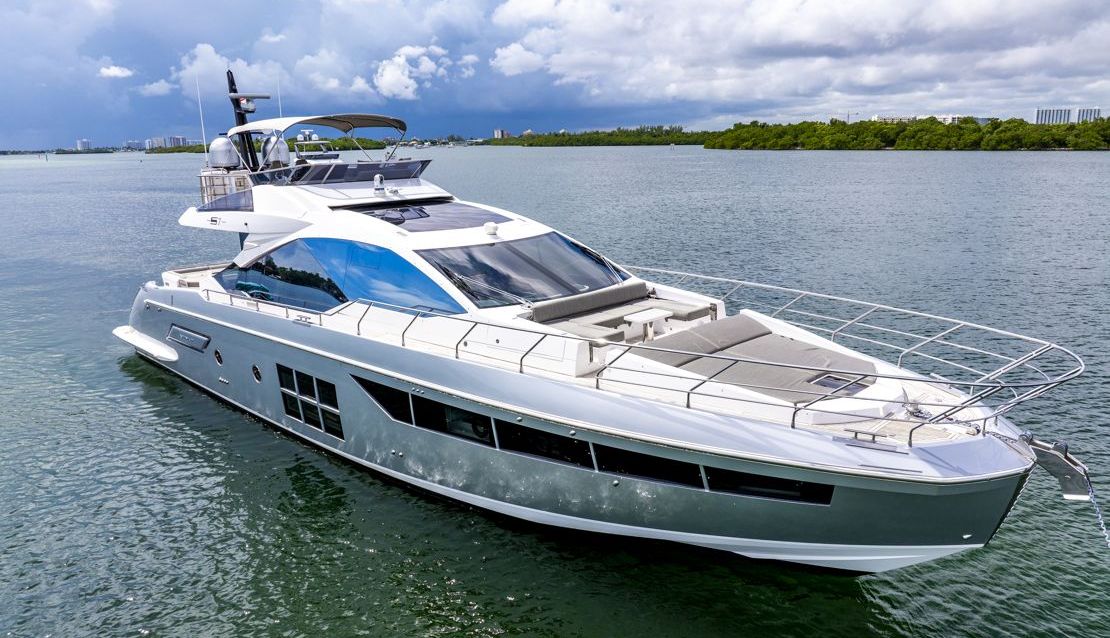 70 Azimut Custom Grey - Miami yacht rental