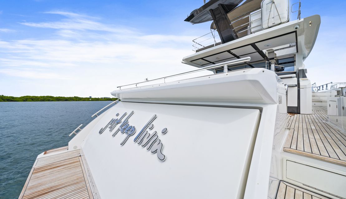 70 Azimut Custom Grey - Miami yacht rental