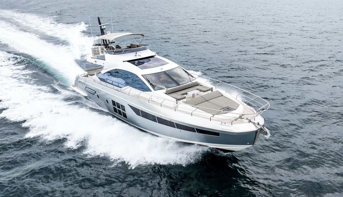 70 Azimut Custom Grey - Miami yacht rental