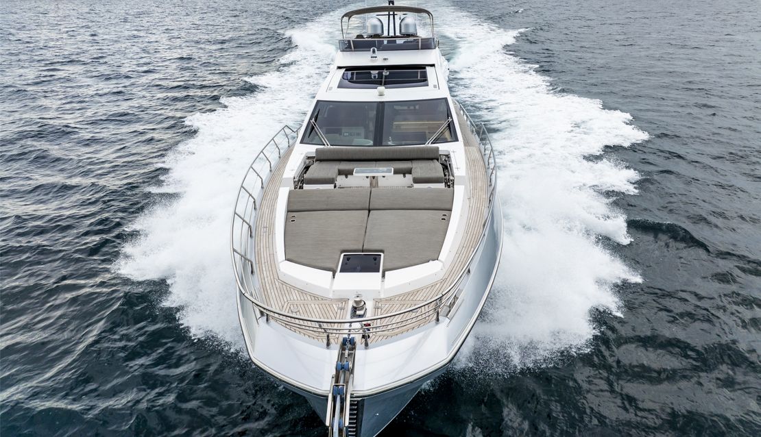 70 Azimut Custom Grey - Miami yacht rental
