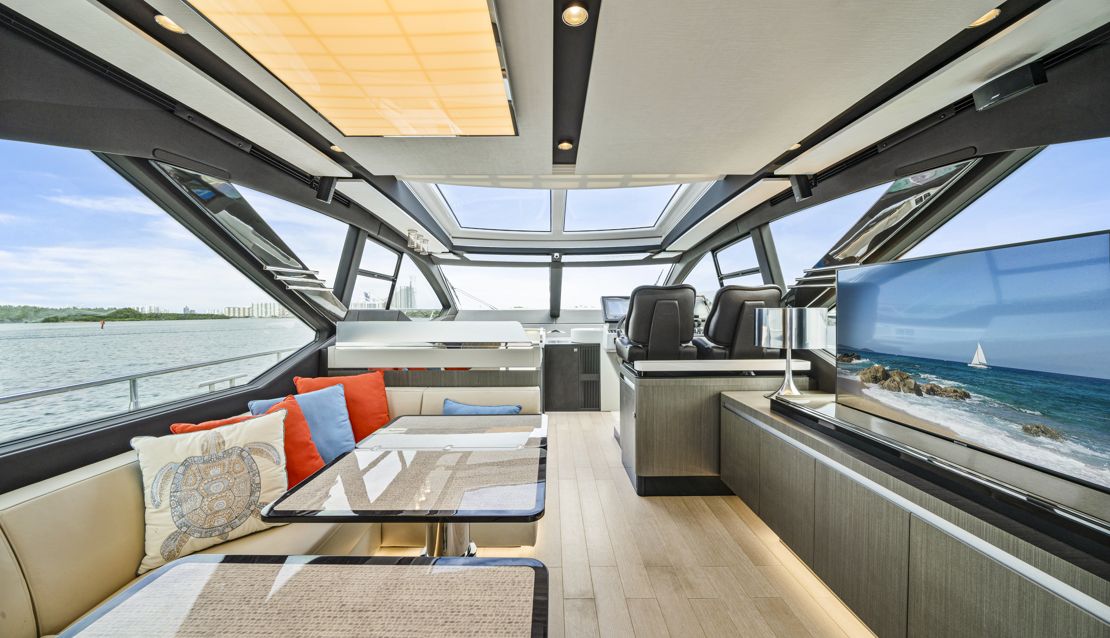 70 Azimut Custom Grey - Miami yacht rental