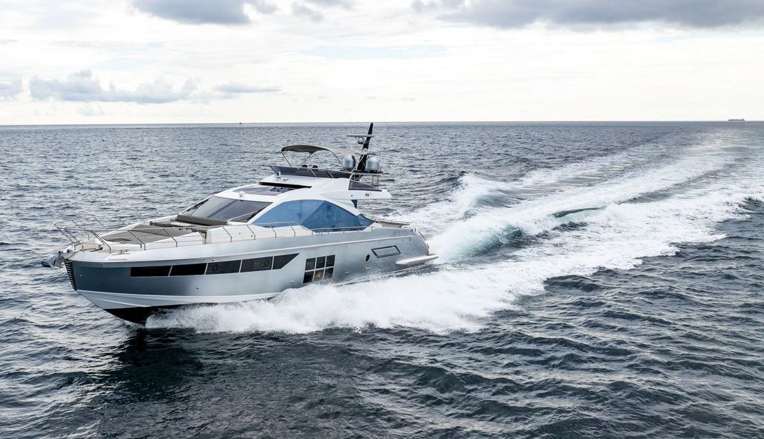 70 Azimut Custom Grey - Miami yacht rental