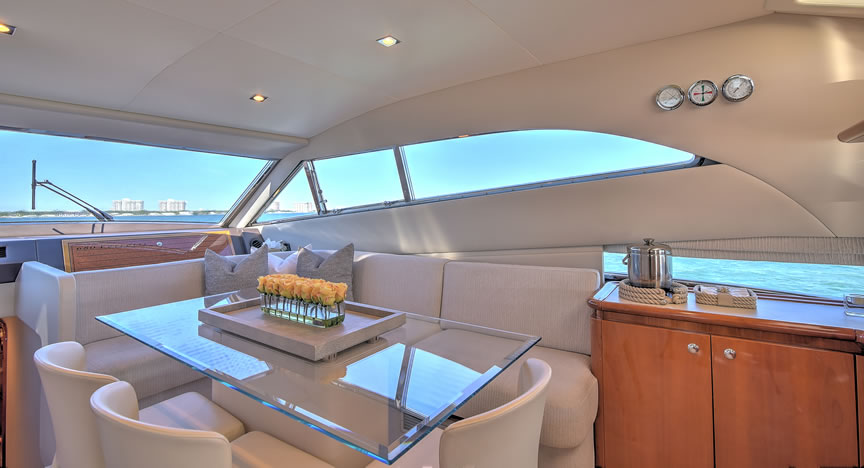 70 Ferreti Flybridge Custom - Miami yacht rental