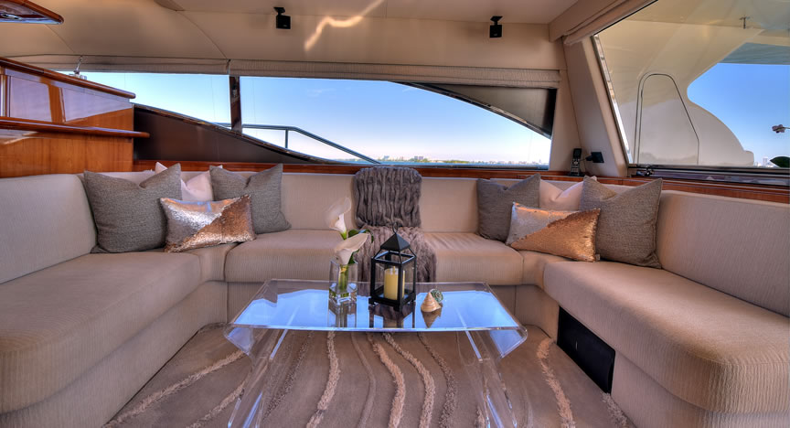 70 Ferreti Flybridge Custom - Miami yacht rental