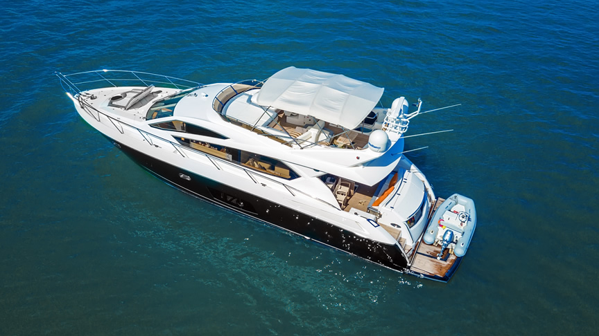 70 Sunseeker Flybridge Custom - Miami yacht rental