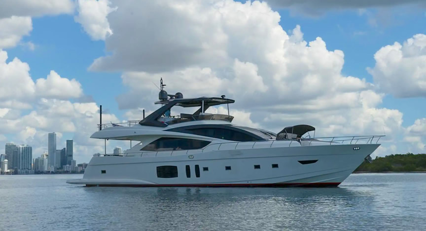 80 Astondoa Jacuzzi - Miami yacht rental