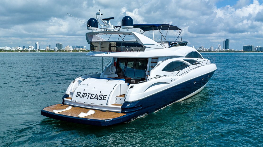 80 Sunseeker Flybridge - Miami yacht rental