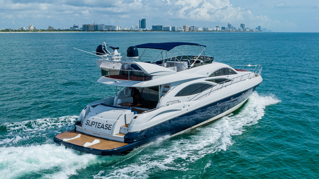 80 Sunseeker Flybridge - Miami yacht rental