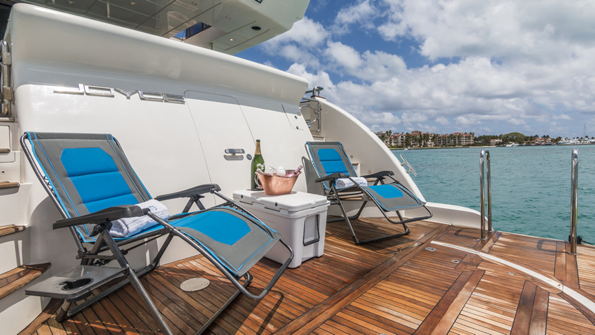 84 Joyce Flybridge - Miami yacht rental