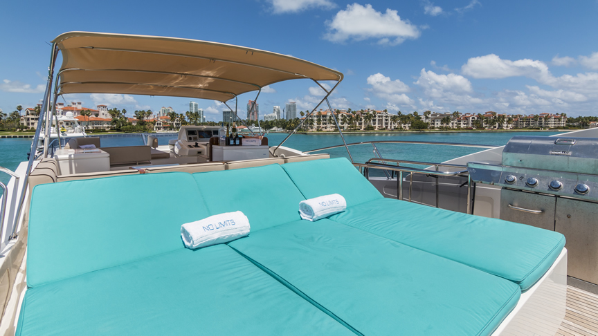 84 Joyce Flybridge - Miami yacht rental