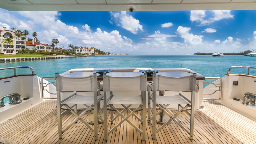 84 Joyce Flybridge - Miami yacht rental