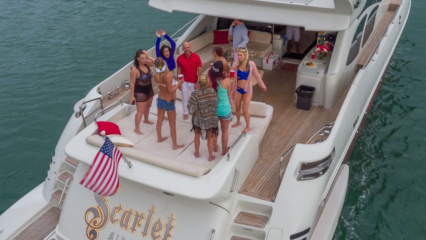 86 Azimut Scarlet - Miami yacht rental