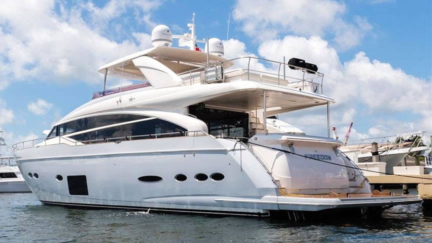 88 Princess - Miami yacht rental