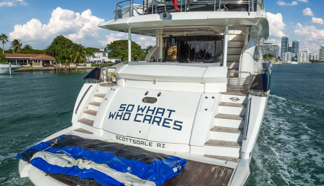 94 Sunseeker Jacuzzi - Miami yacht rental