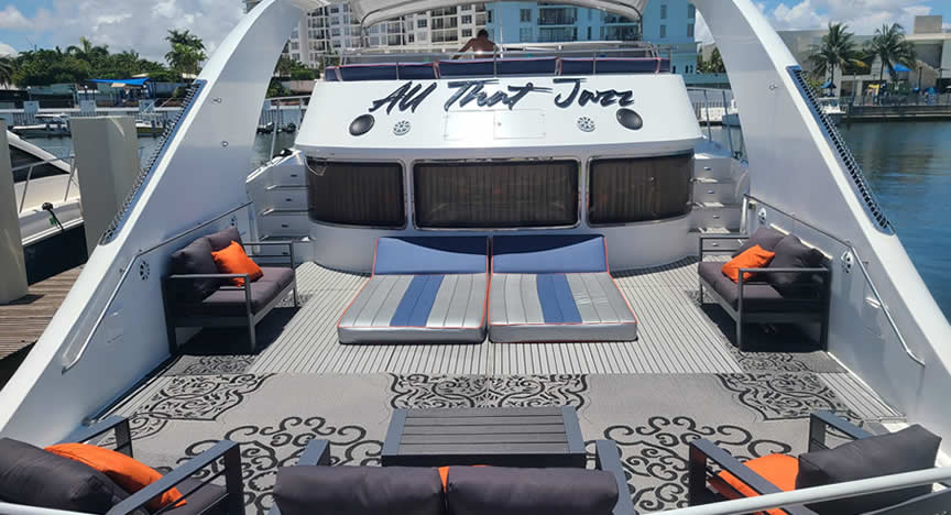 96 Party Yacht - Miami yacht rental