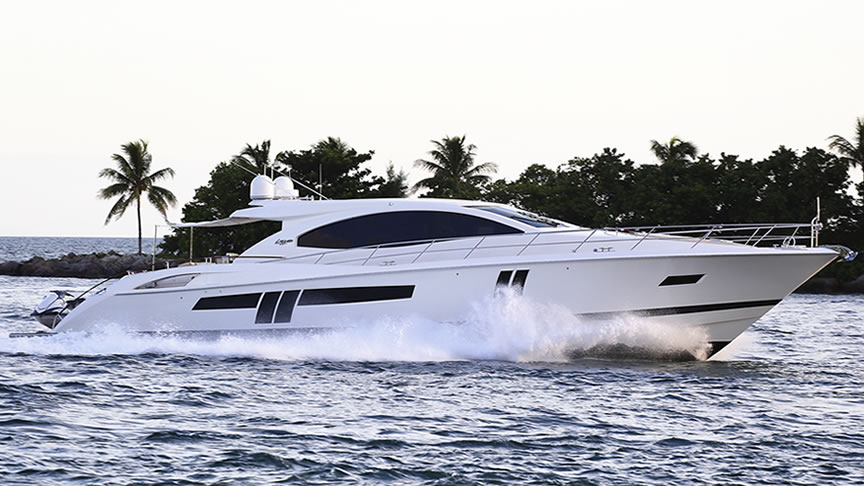 Rent 75 Lazzara LSX BG - Miami Yacht Rentals